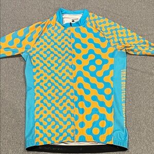 Bontrager Trek bicycle Bicester full zip cycling shirt. Size large